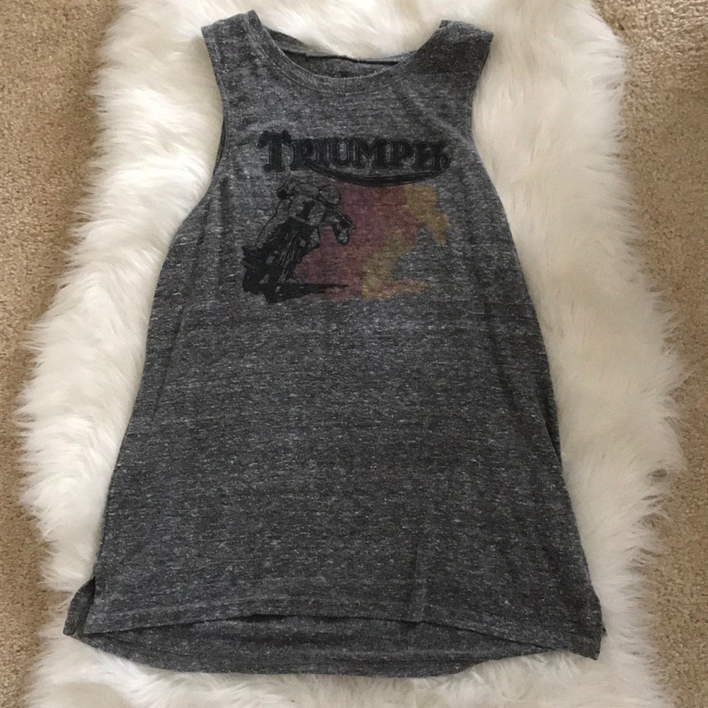 Triumph motorcycles tank top